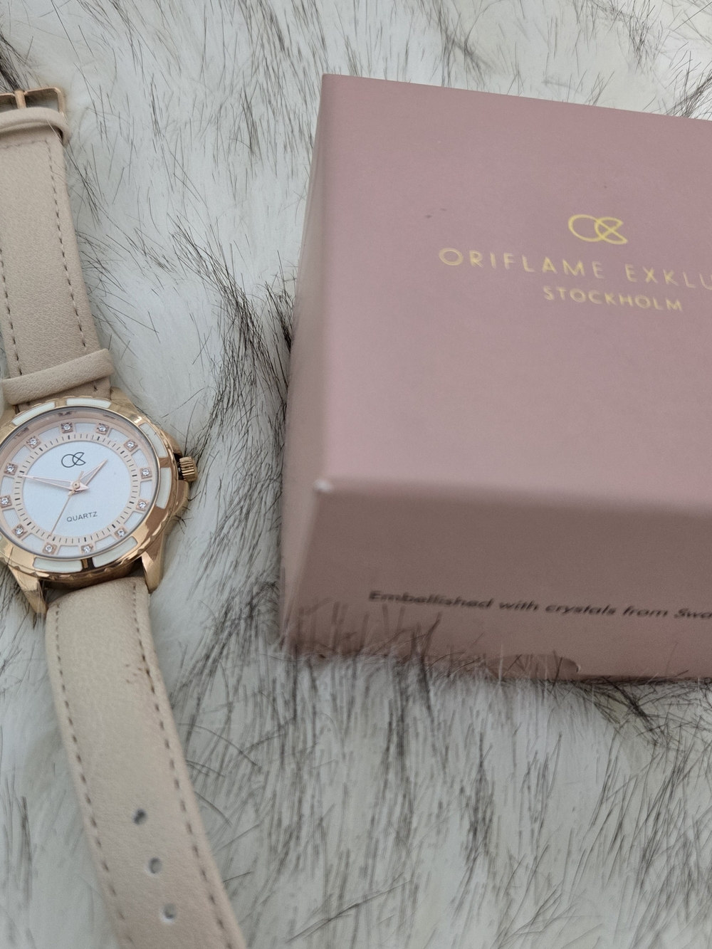 Oriflame Sweden Women's Watch Embellished with Swarovski Crystals